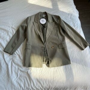 Women's Tan/Grey Blazer